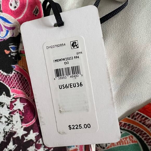 Zendaya x Tommy Hilfiger Zodiac Print Satin Dress 6 Women’s Multicolor. - Picture 5 of 7